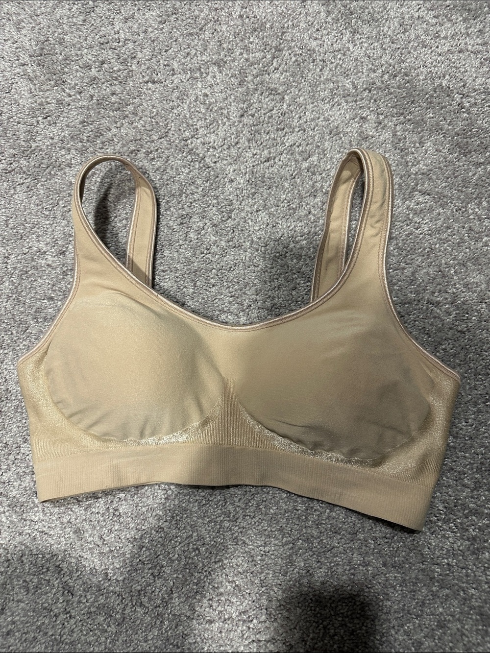 Nude Seamless Comfort Bra - Women Intimates & Sleepwear large